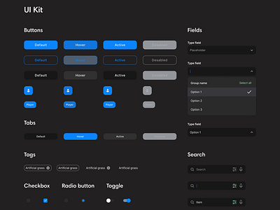 Fotballer (UI Kit) branding design logo ui ux