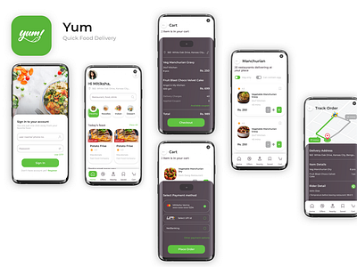 Yum! Online food delivery app for your tummy’s daily cravings