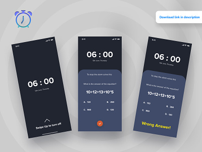 Alarm Clock App android app app app design app designer app development