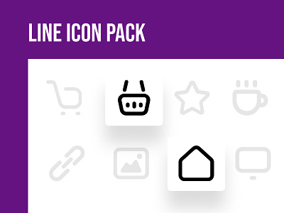 Line Icon Pack design graphic design icon icon design iconography illustration minimal ui