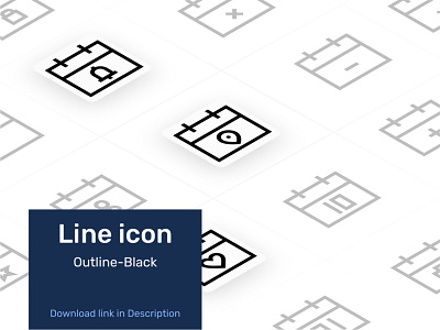 Line Icon - Calendar branding date design graphic design icon iconography illustration logo minimal ui vector