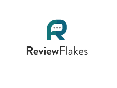 ReviewFlakes Logo branding debut logo