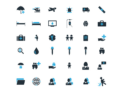 Medical glyph Icon set glyph health icon medical web