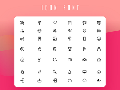 450+ Free Line Icons Project - LineIcons design icon icon font iconography illustration ui
