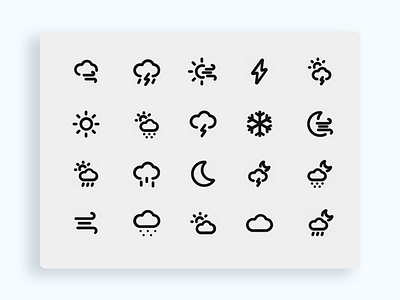 Essential Line icon pack (Weather) - v.3 graphicdesign icon icon pack icon set weather weather icon