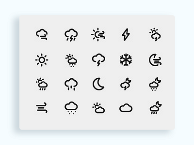 Essential Line icon pack (Weather) - v.3