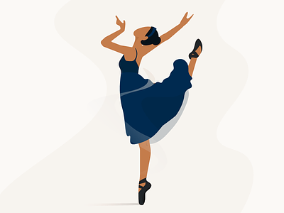 Ballet ballet dancer fantasy graphic illustration posture
