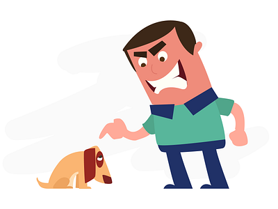 Discipline animal character design graphic illustration vector