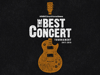 The Best Concert Tournament logo arena art design logo vivint arena