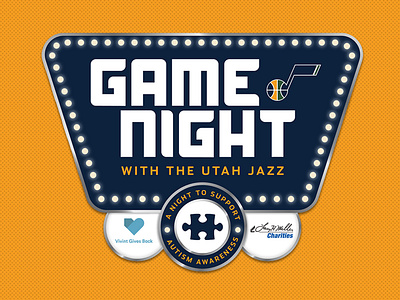 Game Night with the Utah Jazz 2018 autism game night jazz logo utah