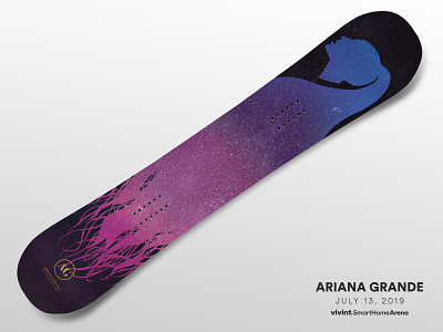 Artist Gifts—Ariana Grande arena ariana grande gift snowboard space