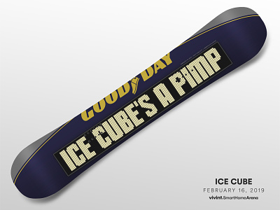 Artist Gifts—Ice Cube arena art design gift ice cube illustration snowboard