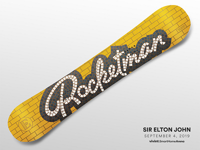 Artist Gifts—Sir Elton John arena art brick design elton john gift snowboard tileable
