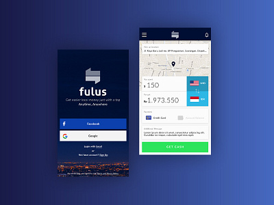 Money Changer Apps Concept application layout mobile services ui