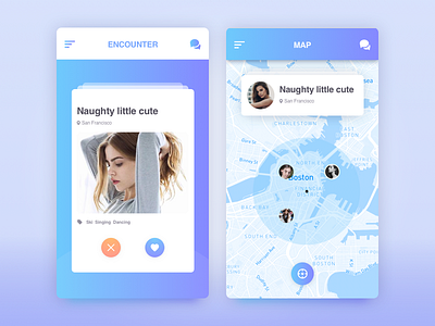 Day 1-Dating -UI app， color，blue