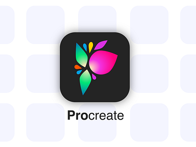 Procreate App Icon Redesign app icon getcreativewithprocreate procreate vector