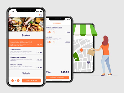 MealHub - Food Delivery - Easy checkout app checkout food delivery app food delivery service menu mobile mobile app pickup product product design