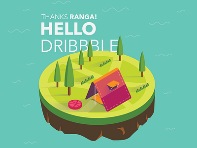 Hello Dribbble!! 🍀