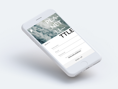 Daily UI Challenge #001 - Sign Up daily ui login sign in sign up ui white