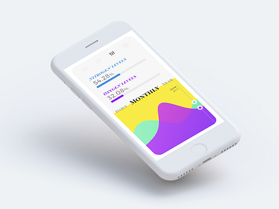 daily UI Challenge #018 - Analytics analytics colour daily ui graph infographic levels purple yellow