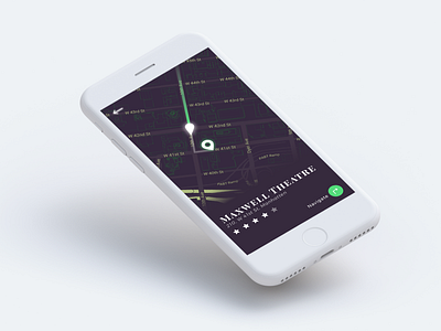 Daily UI Challenge #020 - Location tracking black daily ui green hot wheels map neon tracking