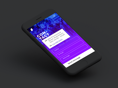 Daily UI Challenge #028 - Contact Us