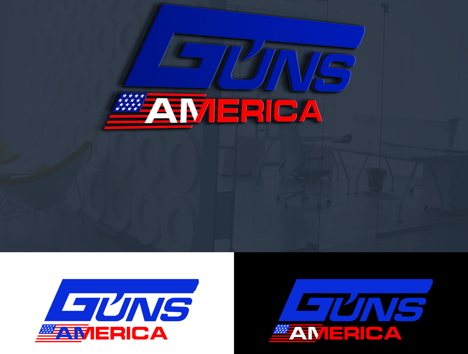 GUN SHOP LOGO DESIGN by Vecttlogo on Dribbble