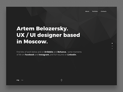 Personal portfolio website