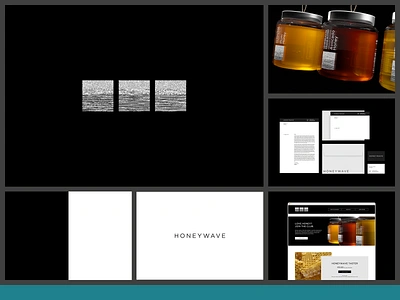 HONEYWAVE — Logo and Branding app branding design graphic design illustration logo typography ui ux vector