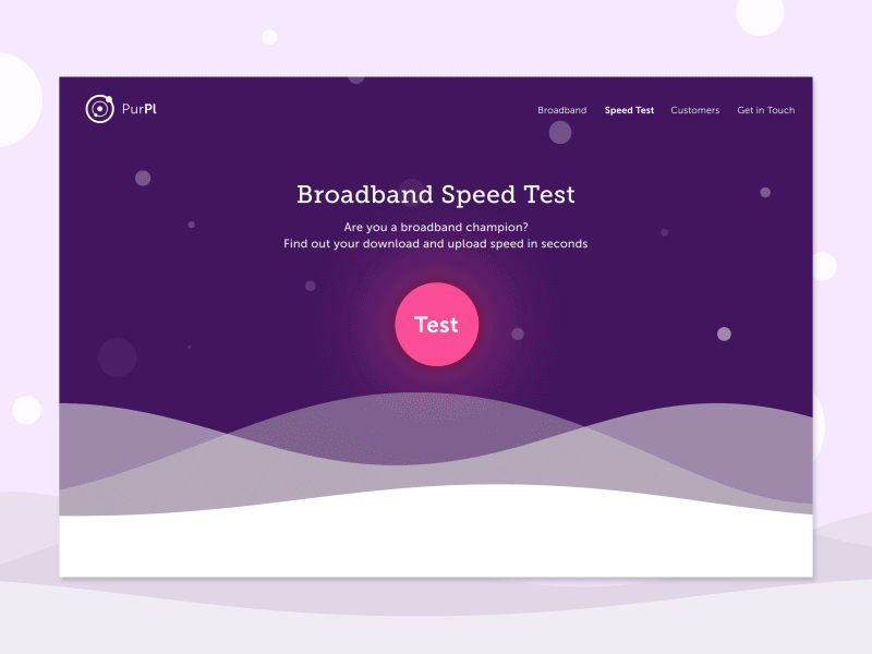 Broadband Speed test