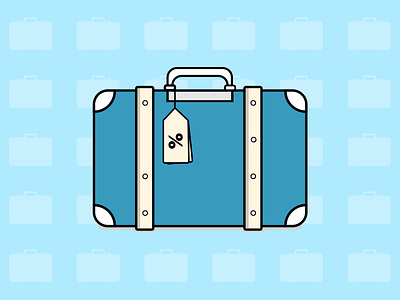 Luggage illustration design illustration illustrator luggage suitcase travel ui vector