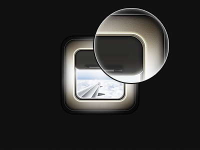 Sky Window Details airplane icon ios iphone romania shiny ticketing