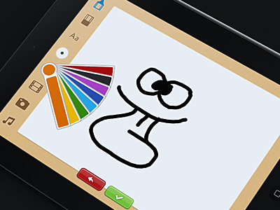 Wishpop Card Writer app cartoon commerce drawing ios ipad iphone kids social startup