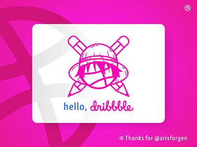 Hello Dribbble graphicdesign graphicdesigner illustration indonesia designer logoconcept logodesign logodesigner