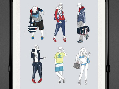 Adidas Originals adidas art cloathing graphicdesign illustration model newcolection originals wear