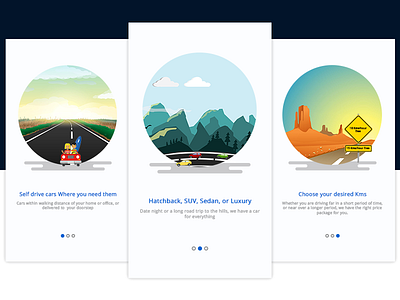 Rent.Car App Onboarding Screens