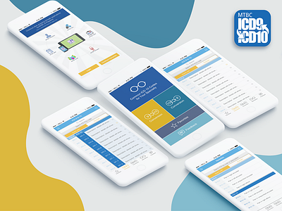 MTBC ICD9-10 Converter App app flat icon illustration ui ux