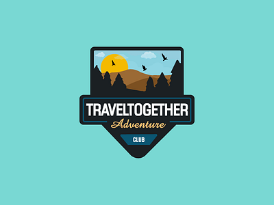 Traveltogether Logo branding design illustration logo typography vector