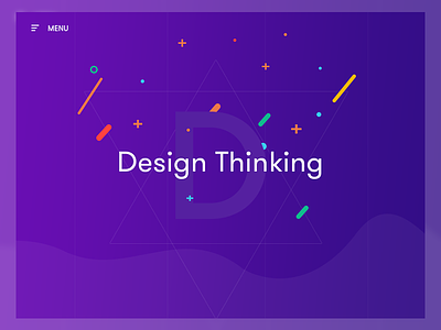 Design Thinking design gradient ui ux