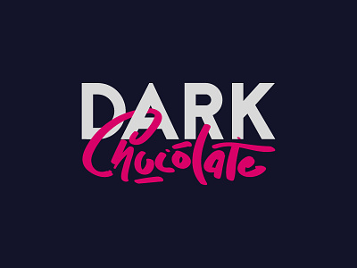 Dark Chocolate - Cocoloco ai bold branding chocolate design illustration packaging script typography vector