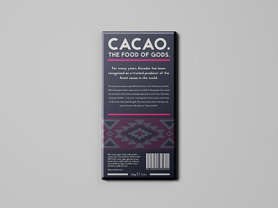 Cocoloco - Packaging (Back) ai bold chocolate design packaging pattern type typography vector