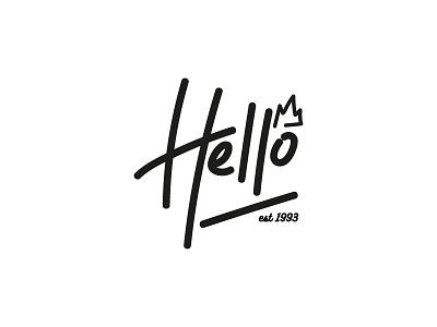 Hello Brand ai bold branding chocolate design illustration packaging script typography vector