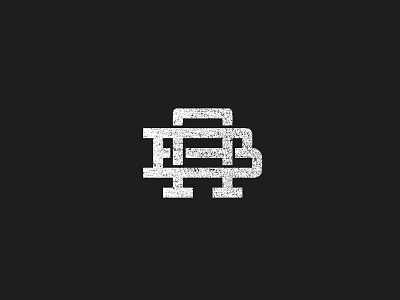 Monogram ai black and white bold branding design illustrator logo modern monogram type typography