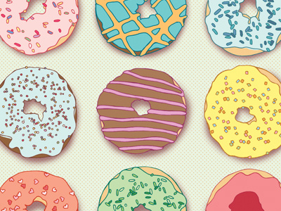 Like you a hole lot! baked treats donuts food frosting sprinkles