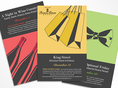 King St Marketing Holiday Event Posters