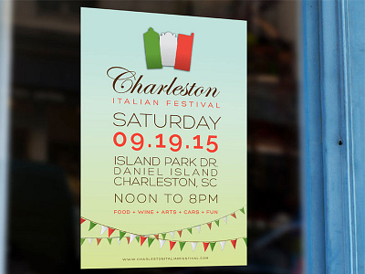 Charleston Italian Festival charleston festival italian poster rack card