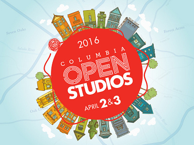 Columbia Open Studios 2016 art artist studio city columbia open studios sc south carolina tour