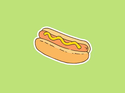 Hotdogs for Days bun hot dog mustard