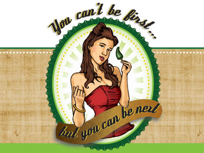 Mo Hotta Mo Betta Label-2 mo hotta mo betta hot sauce pepper pin up packaging food label