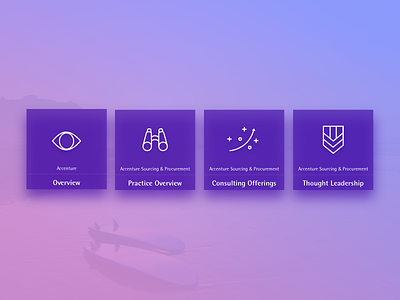 Purple cards cards icons purple ux